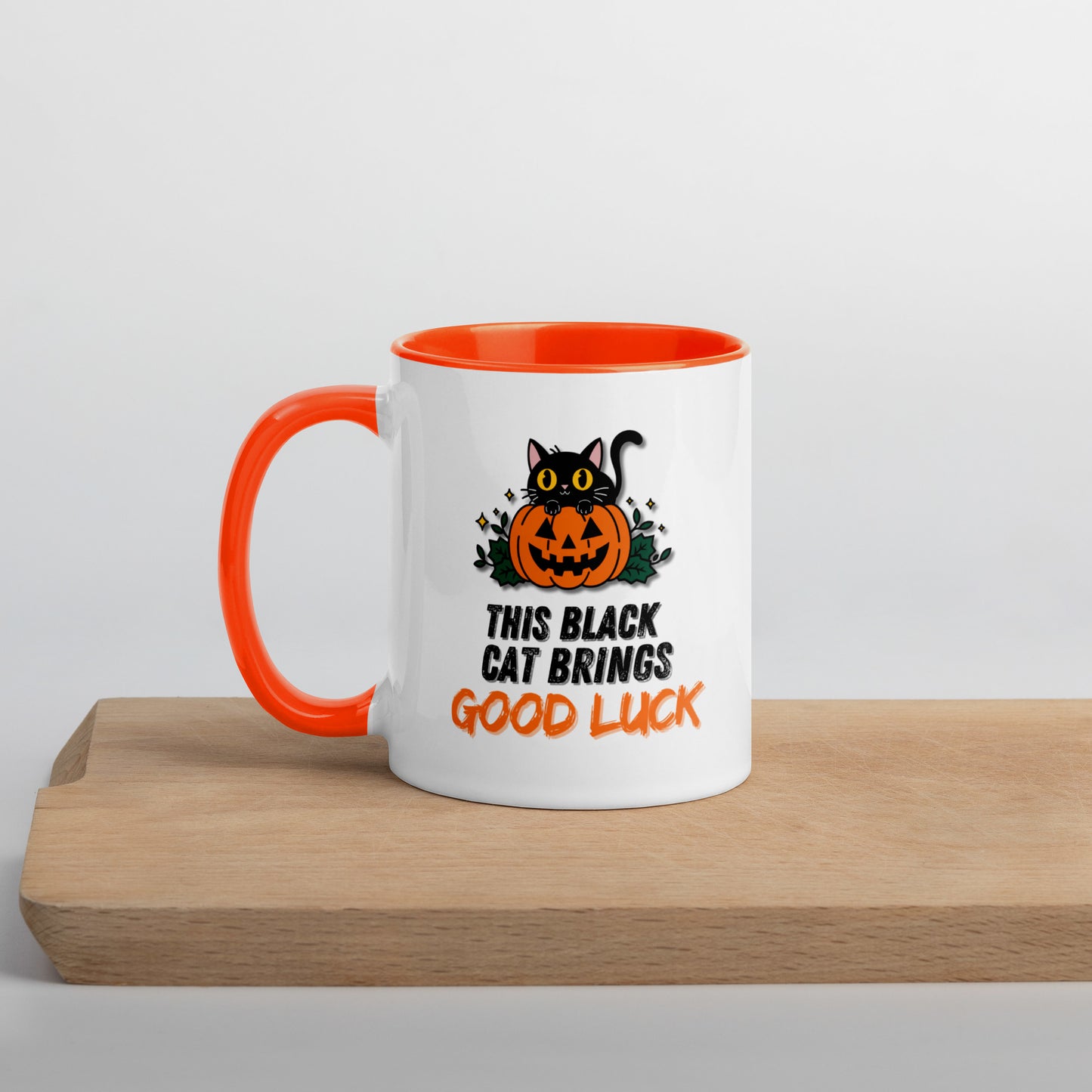 Taza de Halloween con gato negro: Perfecta para tus rituales de café o Té