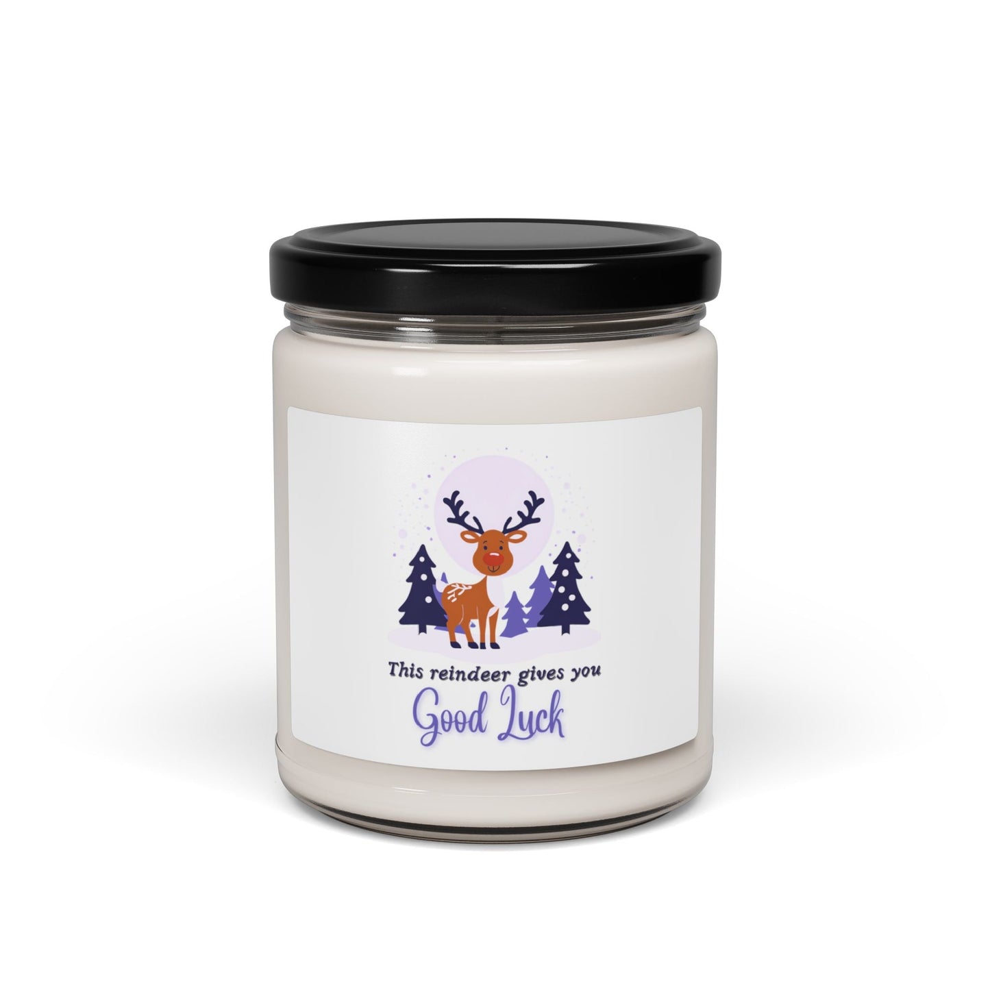 Christmas Candle with Reindeer: Illuminate Your Holidays with Magic and Warmth - Creative Home & More