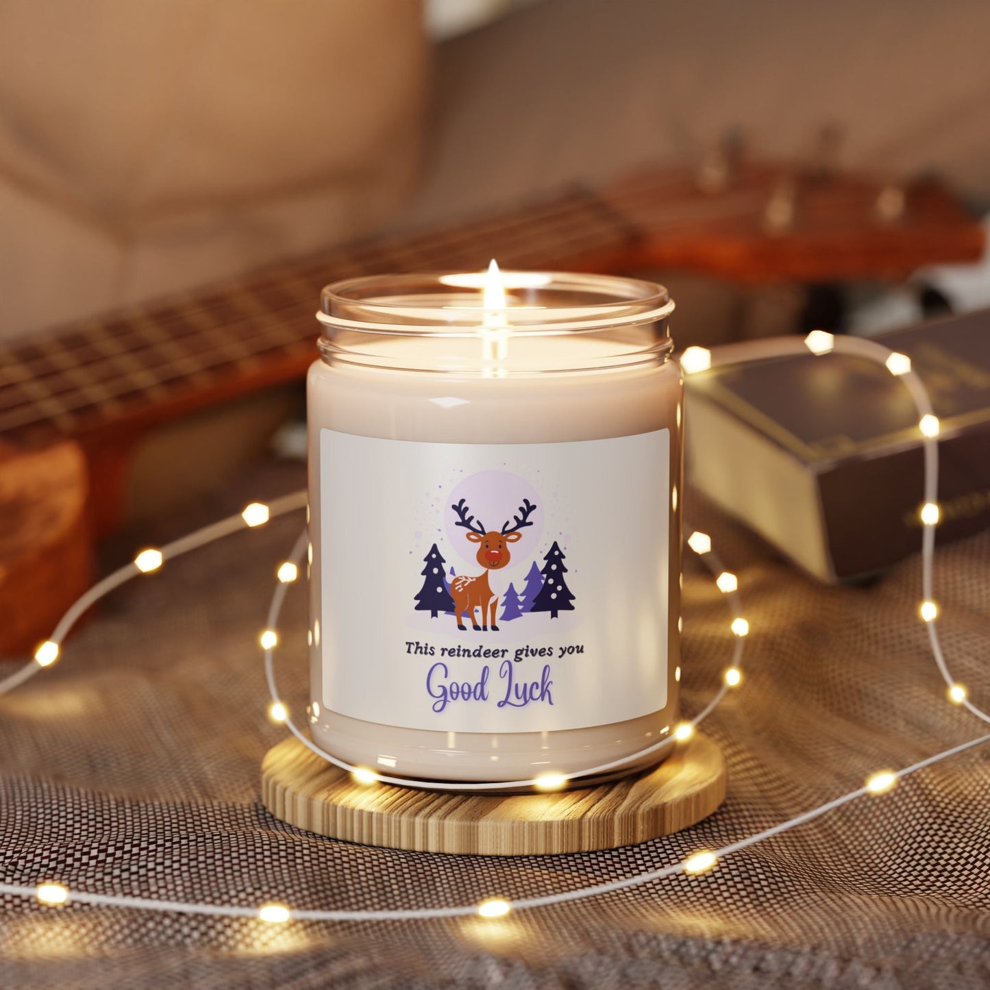 Christmas Candle with Reindeer: Illuminate Your Holidays with Magic and Warmth - Creative Home & More