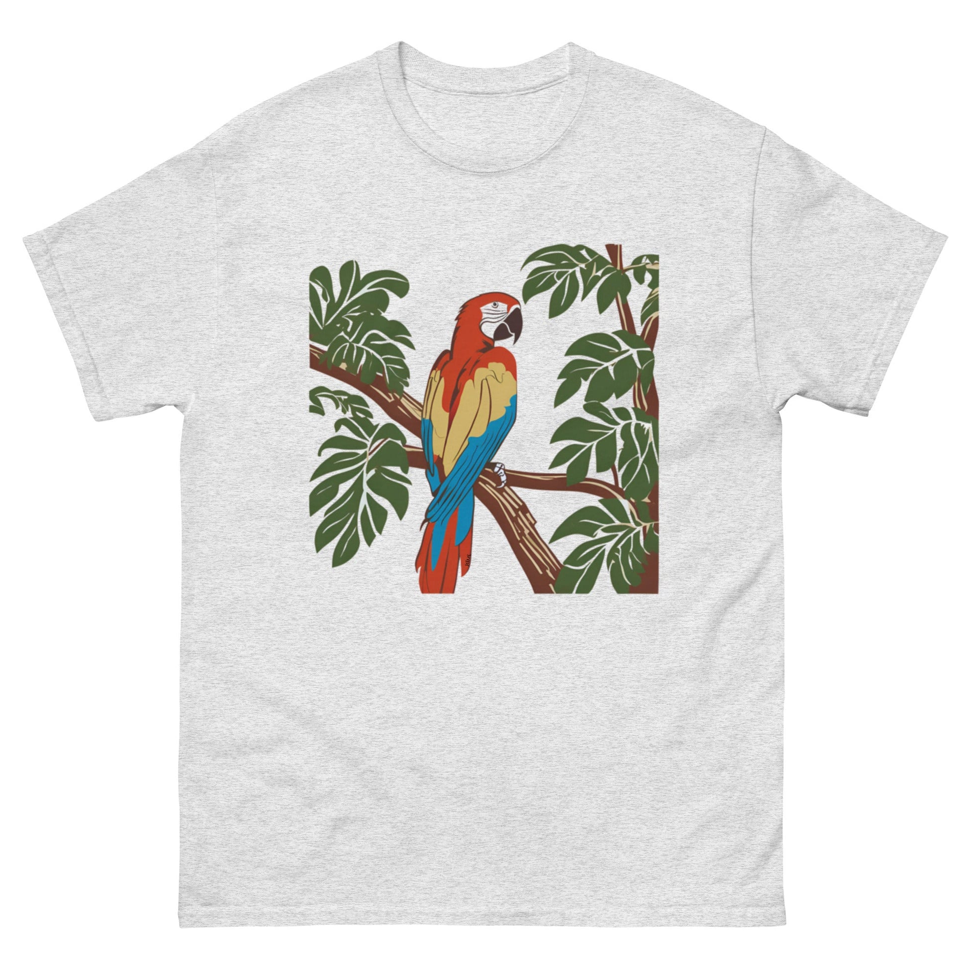 T-Shirt with Macaw to Gift - Vibrante Esencia Amazónica - Creative Home & More