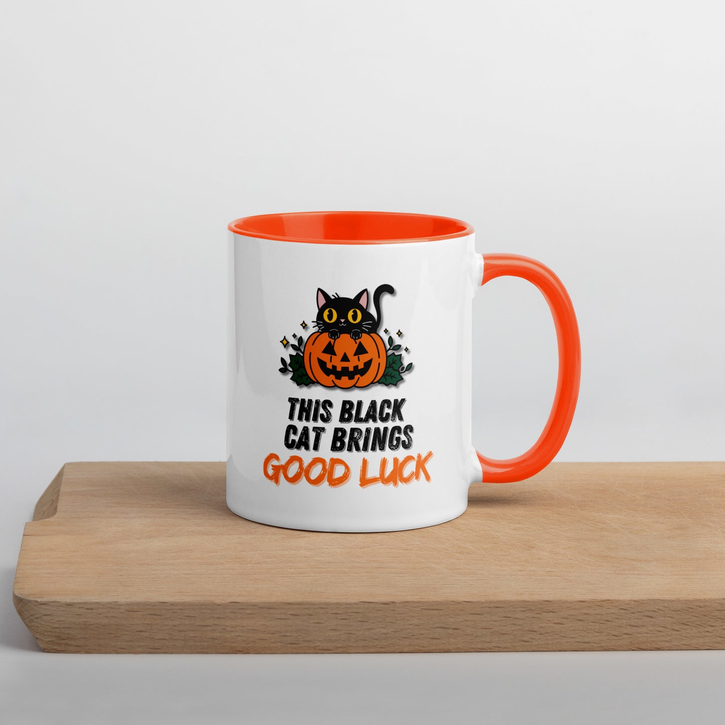 Taza de Halloween con gato negro: Perfecta para tus rituales de café o Té
